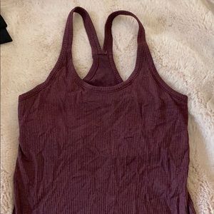 Plum Lululemon ribbed tank- 6